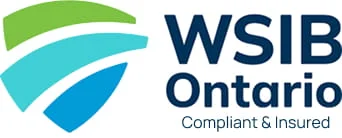 WSIB Ontario Compliant & Insured
